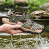 38-48 Große Herrensandalen mit rutschfester, verschleißfester, atmungsaktiver Outdoor-Freizeitmode