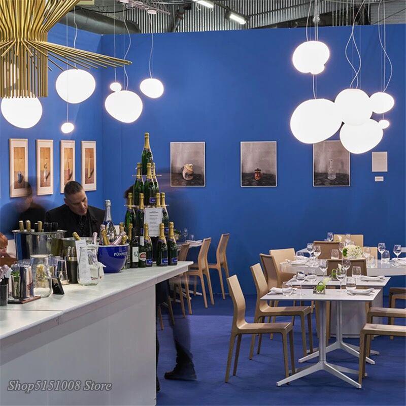 Italy Gregg PVC Pendant Light Modern for Dining Room Kitchen Irregular Led Hanging Lamp Loft Home Deco Light Fixture