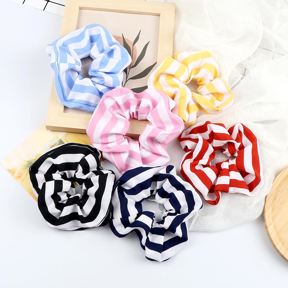 5PCS/Set Korean Fashion Hair Bands Elastic Dots Satin Silk Scrunchie for Women Girls Hair Accessories Hair Ties Holder