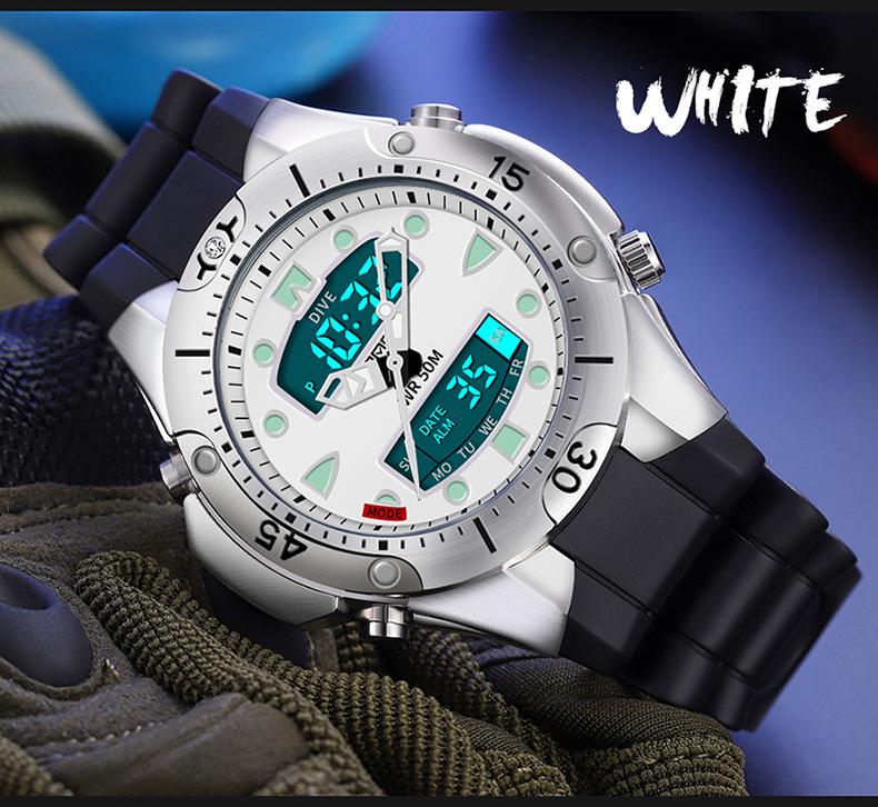 Sanda Men's Multifunctional Sports Electronic Wristwatch - Personalized, Cool, Versatile Design