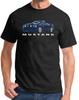 2010-14 Ford Mustang Convertible Neon Design Full Color Tshirt