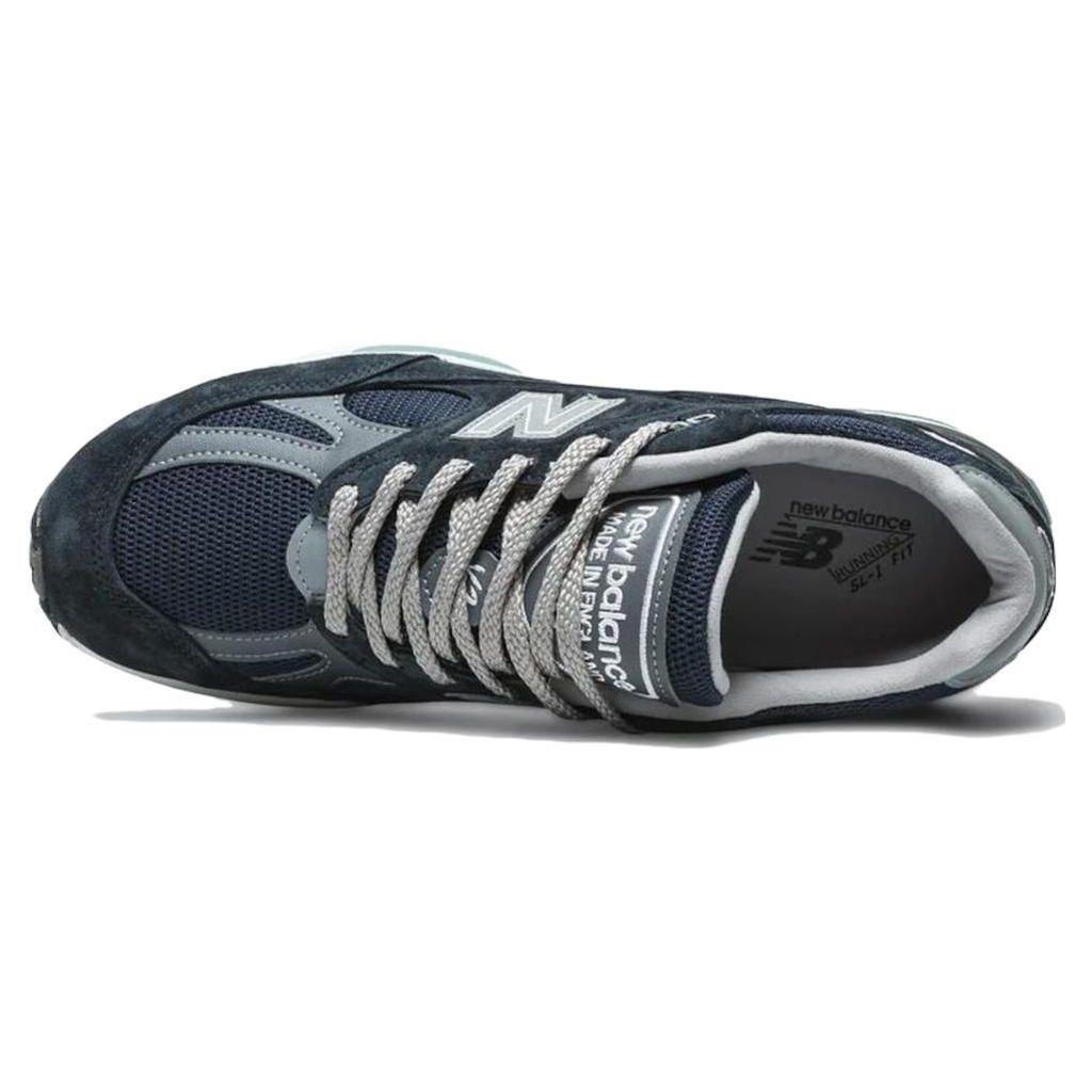 New Balance 991v2 Made In England Dark Navy Unisex Sneakers Blue Smoked-Pearl Silver U991NV2