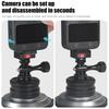 Quick Install Alloy Car Camera Holder Featuring 360 Rotate And Strong Suction For Stable On Vehicles
