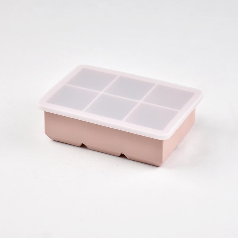 Summer Six-Grid Quick Freeze Food-Grade Ice Cube Tray Mold