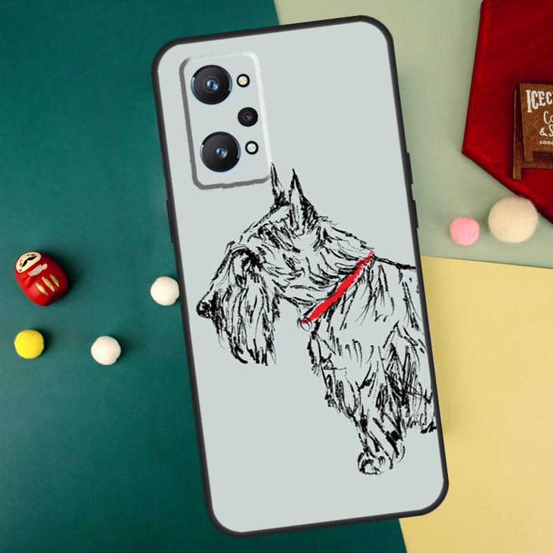 Westie Scottie Scottish Terrier For Realme 12 11 Pro Plus 9 10 GT5 GT3 GT Neo5 C35 C31 C30 C33 C51 C53 C55 C25s C21Y Case