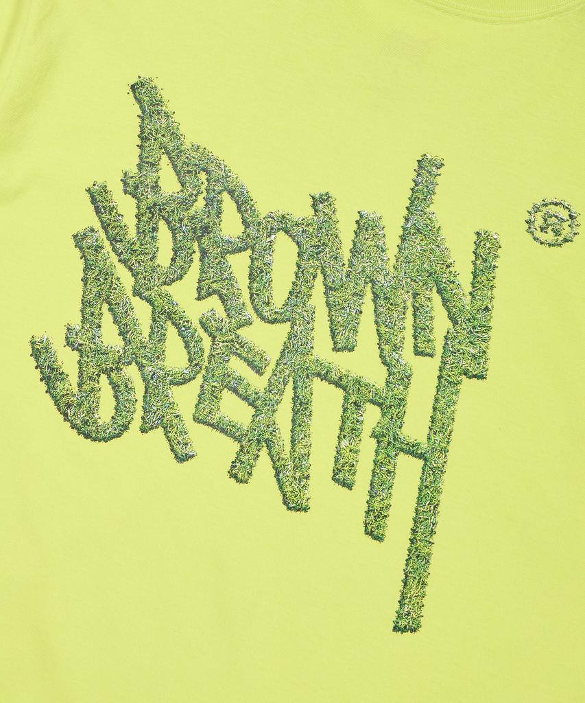 BROWNBREATH Grass Tag Tee - Lime