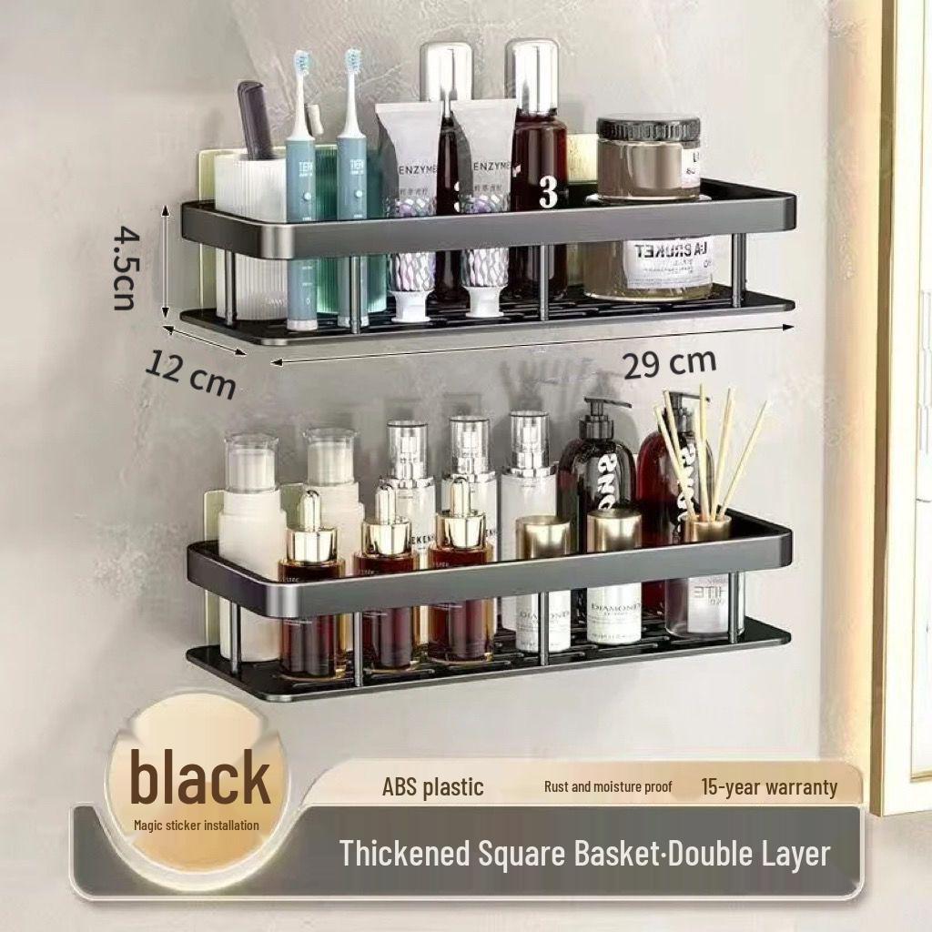 Stanzfreies wandmontiertes Badezimmer-Aufbewahrungsregal