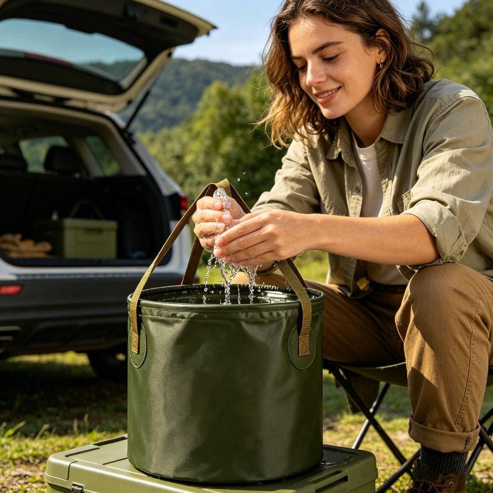 Collapsible Collapsible Bucket Portable Fishing Bucket New Multifunctional Outdoor Bucket Fishing