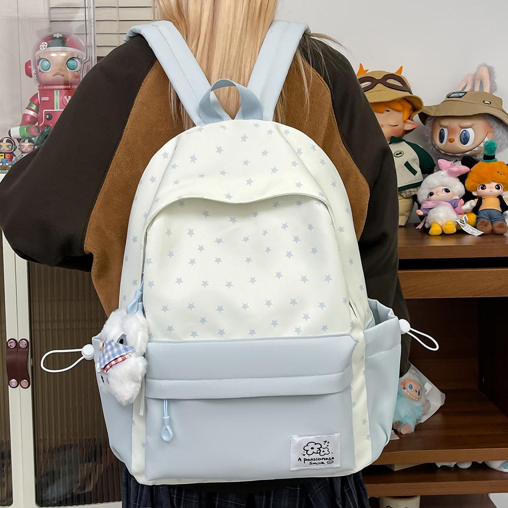 Japanese High-Value Student Schoolbag, Fresh And Sweet, Candy-Colored Casual Backpack, Large-Capacity And Lightweight Backpack.