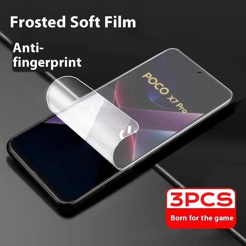 3Pcs Hydrogel Soft Film For Xiaomi PocoX8 PocoX5 Matte and Anti Spy Privacy Screen Protector For Xiaomi Poco X5 Pro Max Neo HD Anti Blue Light Film