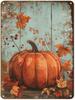 Herfst Blikbord Vintage Metaal Herfst Wanddecoratie voor Huis Keuken Portiek en Tuin Rustieke Herfst Oogst en Thanksgiving Decoratie