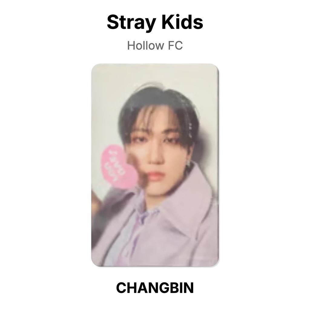 Stray Kids Hollow FC Official Photocard