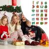 Merry Christmas Stickers Advent Calendar Number Sticker Handmade Cookie Candy Gift Seal Label Paper Sticker Christmas Decoration