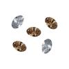 Elegant Zirconia Nail Art Gems: Sparkling White & Champagne Irregular Oval Diamonds