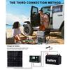 7000W Inverter Kit 12V 110V220V 300W Solar Panel 100A Controller & Battery Charger for Shed/Lighting/Camping, Easy Installation