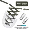 1 Paar Reflektierende Schnürsenkel Ohne Binden Gummiband für Schuhe KinderErwachsene Magnetische Verschlüsse Elastische Schnürsenkel Sneaker Laufschuhe Zubehör