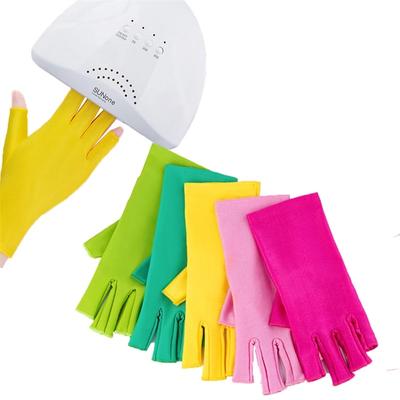 2Pcs Anti UV Strahlung Schutz Handschuhe UV Ray Schutz Handschuhe Für Nägel Anti UV-Licht Nail art Anti UV handschuhe Maniküre Werkzeuge
