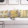 Japan Kawaii Kogepan Cushion Cover Sofa Living Room Bedroom Headboard Backrest Cushion Square Cushion Nap Time Pillow Case