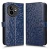For Xiaomi Redmi K80 Ultra 5G Wallet Case Dot Pattern Imprint PU Leather Phone Cover with Wrist Strap