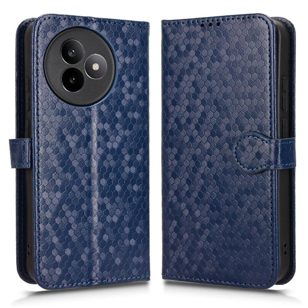 For Xiaomi Redmi K80 Ultra 5G Wallet Case Dot Pattern Imprint PU Leather Phone Cover with Wrist Strap
