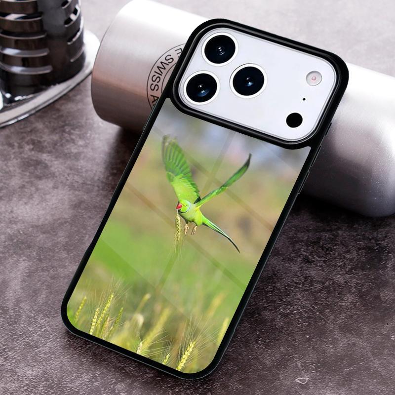 Parrot Bird soft Phone Case for iPhone 17 16 15 Pro Max Air 14 13 12 11 Plus Shockproof Capa Cover