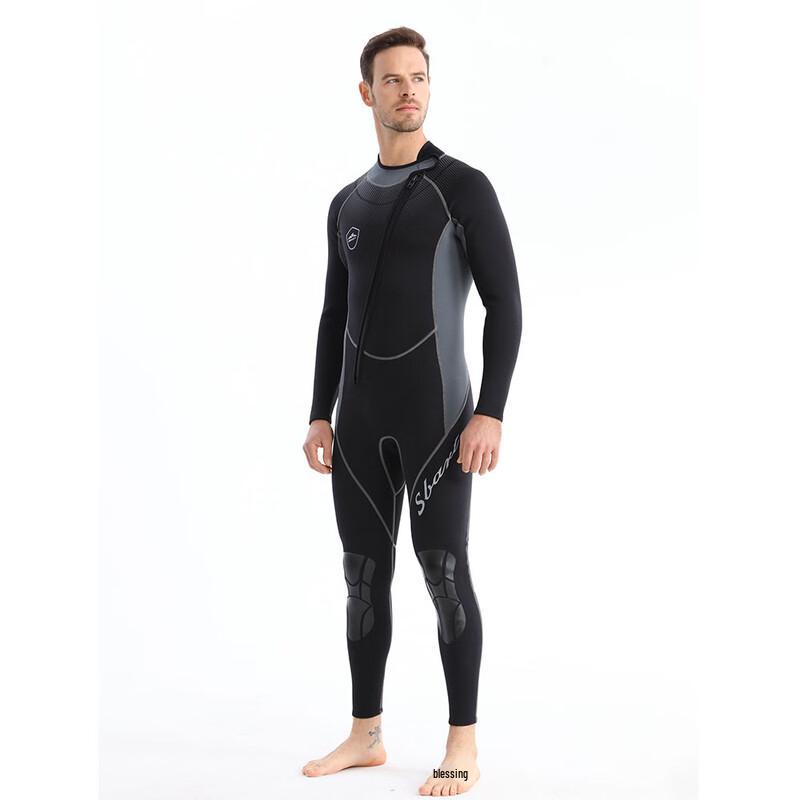 SBART Men s 3MM Short Sleeve Split Wetsuit 2XL