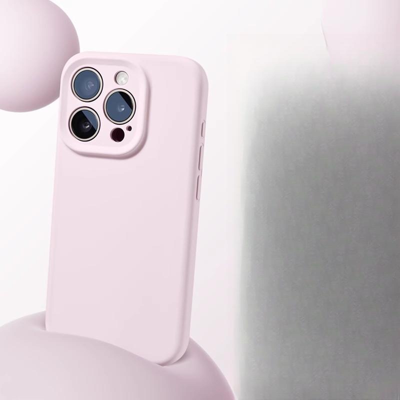 Applicable To Apple 16 ProMax Official Solid Silicone Mobile Phone Case IPhone 15 Advanced Sense Anti-fall 14 Protection Case