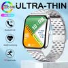 2025 New Ultra Thin AMOLED Smart Watch Men 386*448HD Screen Fashion Women Sports Bracelet BT Calling Waterproof Smartwatch