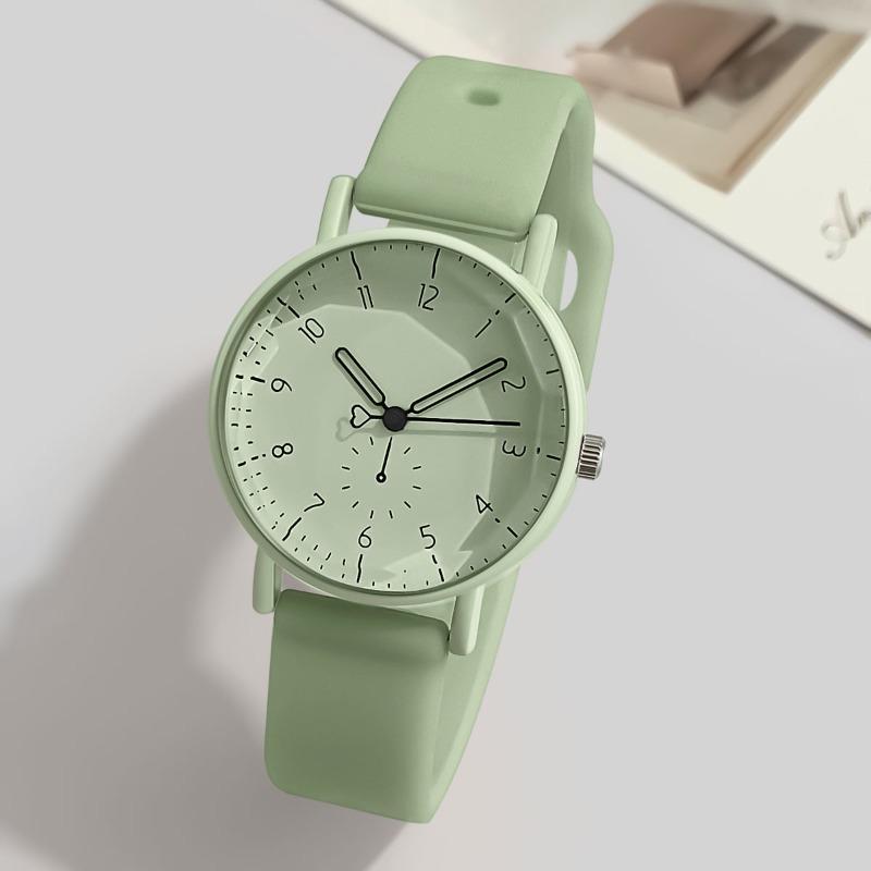 Women's Watch Fashion Women's Silicone Strap Quartz Watch Student Simple Sports Watch