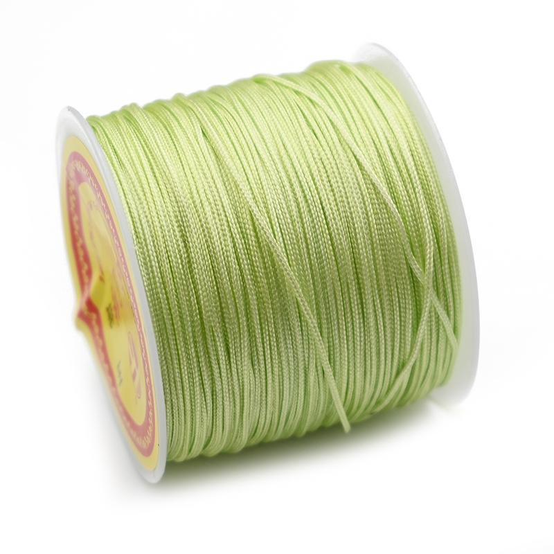 חוט ניילון 0.8 מ"מ חוט סיני קשר סיני חוט מקראמה צמיד שרשרת חוט שזור ל-DIY שרשרת שנדלה גדיל חרוזים יצירה