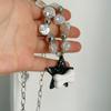 Y2K Star Bone Pendant Necklace for Women Fashion Egirl Emo Punk Grunge Clavicle Chain Fashion Valentines Day Gifts