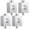 4Pcs Neutral Lug Kit Circuit Breaker Ground Lug Aluminum Grounding Lugs For Electrical Connections CA1/0UF