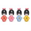 Figura Decorativa Japonesa de 9 cm, Estilo Kabuki, de Madera para Mesa o Oficina.
