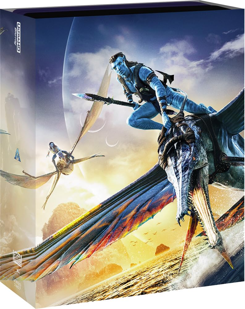 Avatar The Way of Water — SteelBook 4K UHD + 3D + Blu-ray (5-Disc Set)