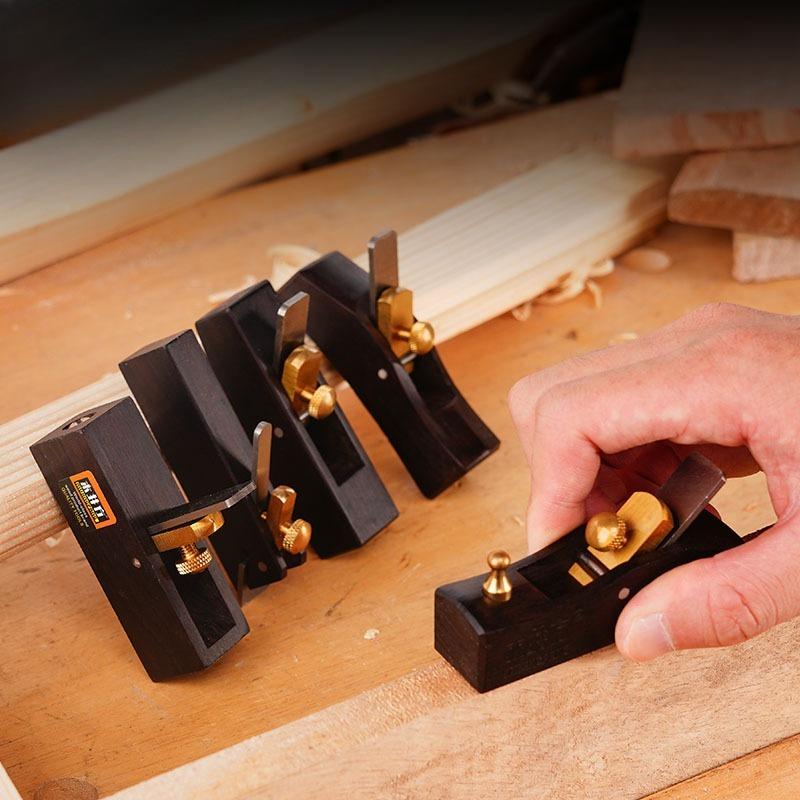 1Pc DIY Mini Hand Planes Carpentry Carpenter Ebony Joinery Woodwork Tools Hand Planer