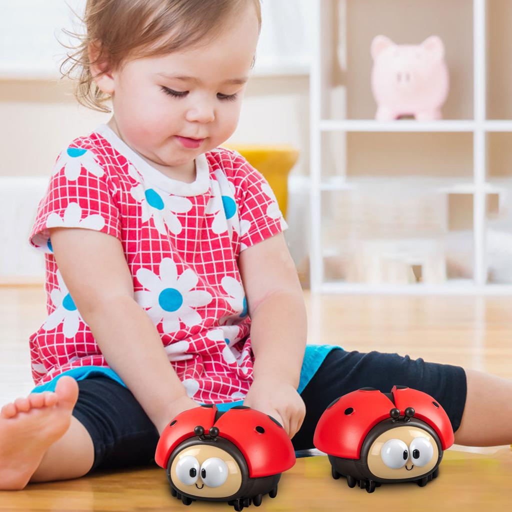 Cute And Fun Ball Blowing Machine Seven Star Ladybird Early Education Toy