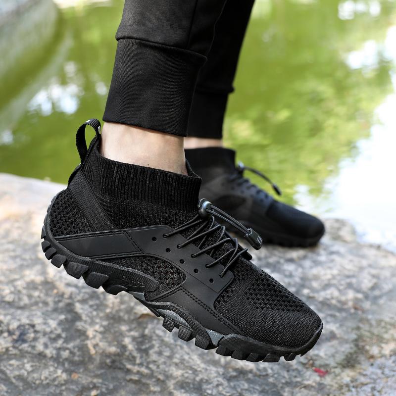 Мужская походная обувь Кроссовки для бега по пересеченной местности Стильные нескользящие — фото 8