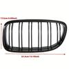 For BMW E90 E91 3 Series LCi 320i 325i 330i 2009-2013 Dual-Line Mid-Grill Front Bumper Sport Style Upgrade