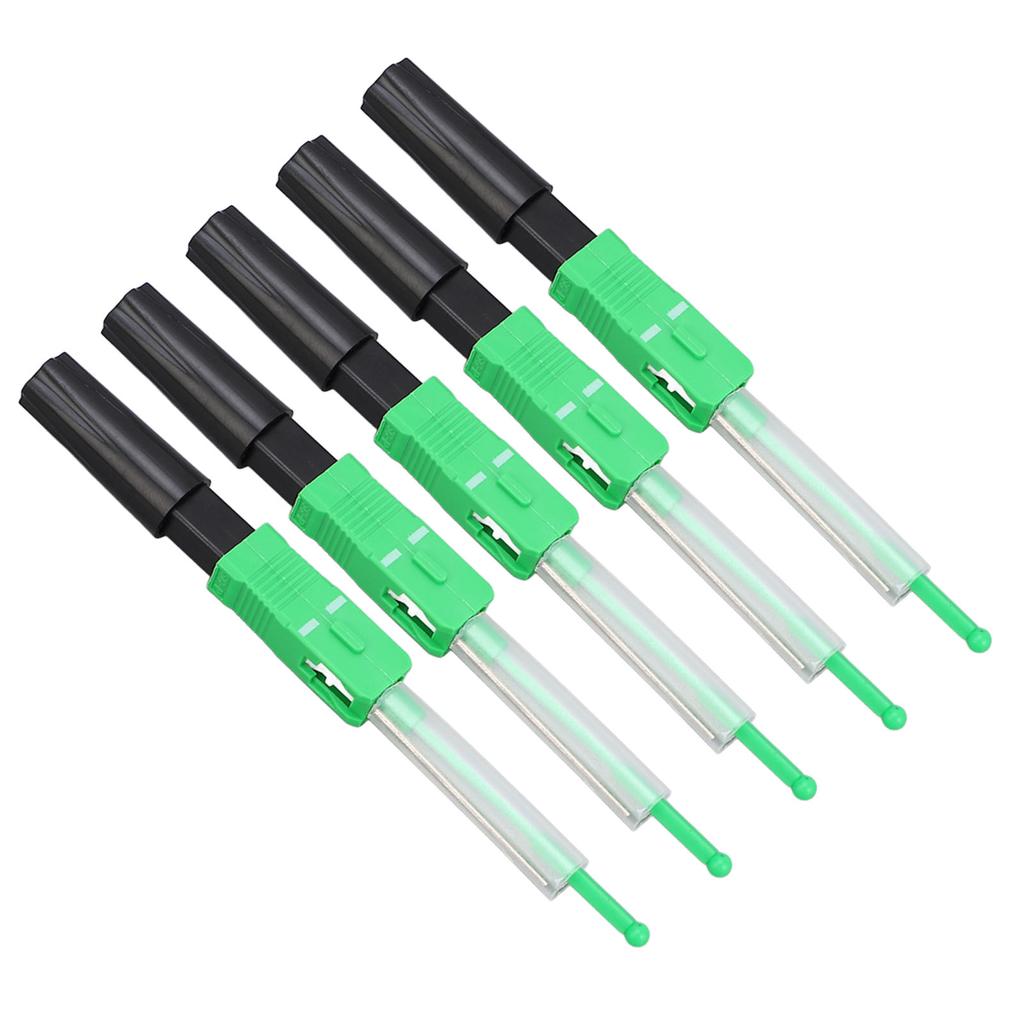 20PCS SC Fiber Optic Connectors Ceramic Core Fusion Splice Type Single Mode Fiber Quick Connector
