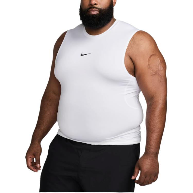 New Nike Pro Men's Dri FIT Slim Sleeveless Top FB7924-100