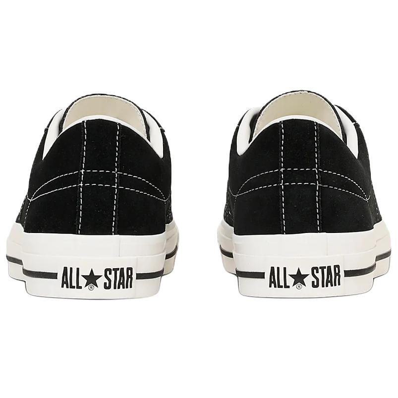 Converse One Star Suede Soft Comfortable Non-Slip Durable Low-Top Skate Shoes Unisex Sneakers Black 35200860