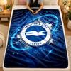 Flannel BlanketBrighton & Hove Albion Football Warm Soft Throw Blanket for Indoor Sofa Bed Living Room Use
