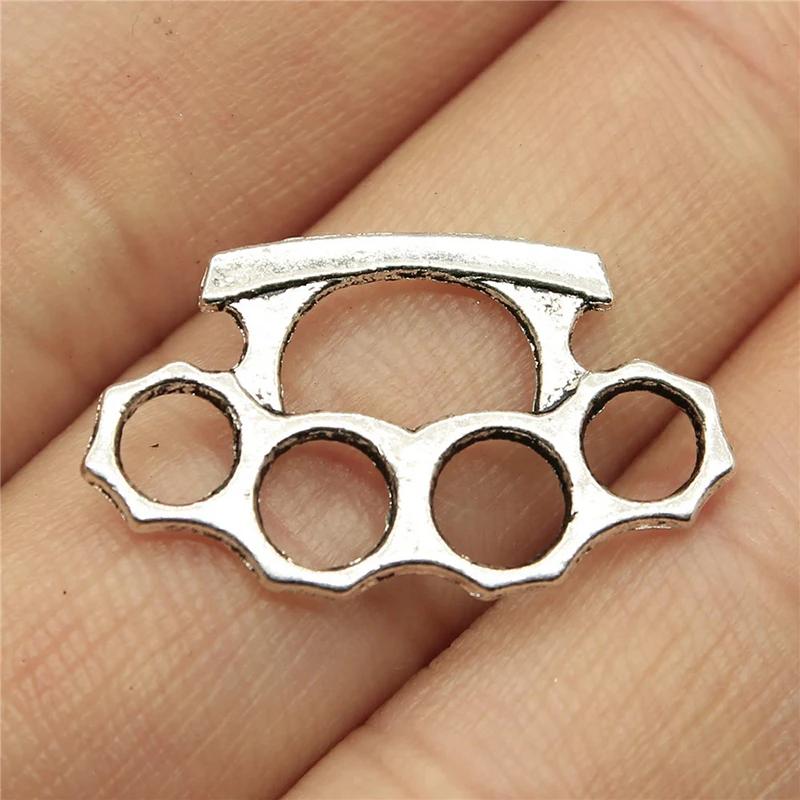 RAINXTAR 14*24mm Alloy 25pcs Knuckle Craft Handmade Charms AAC210