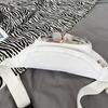 Japanese Large Capacity Transparent Itabag Purses Casual Belt Pouch Y2K Chest Bag Crossbody Bag Travel