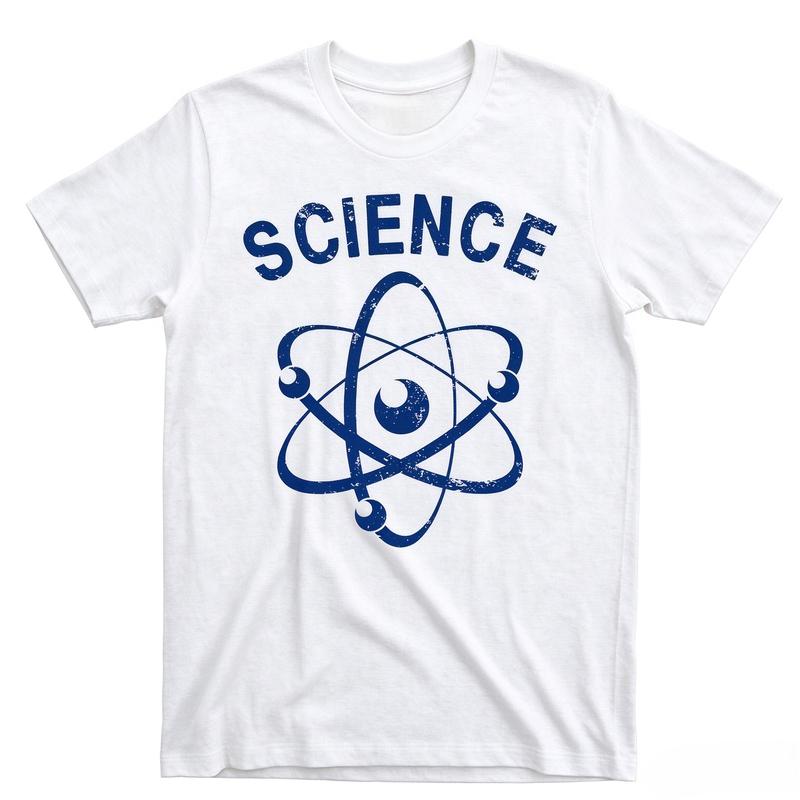 Wissenschaft Atom Grafik T-Shirt Retro Used Look T-Shirt Unisex Unisex Physik Chemie Liebhaber Lässig Baumwolle Kurzarm Y2k Oberteil