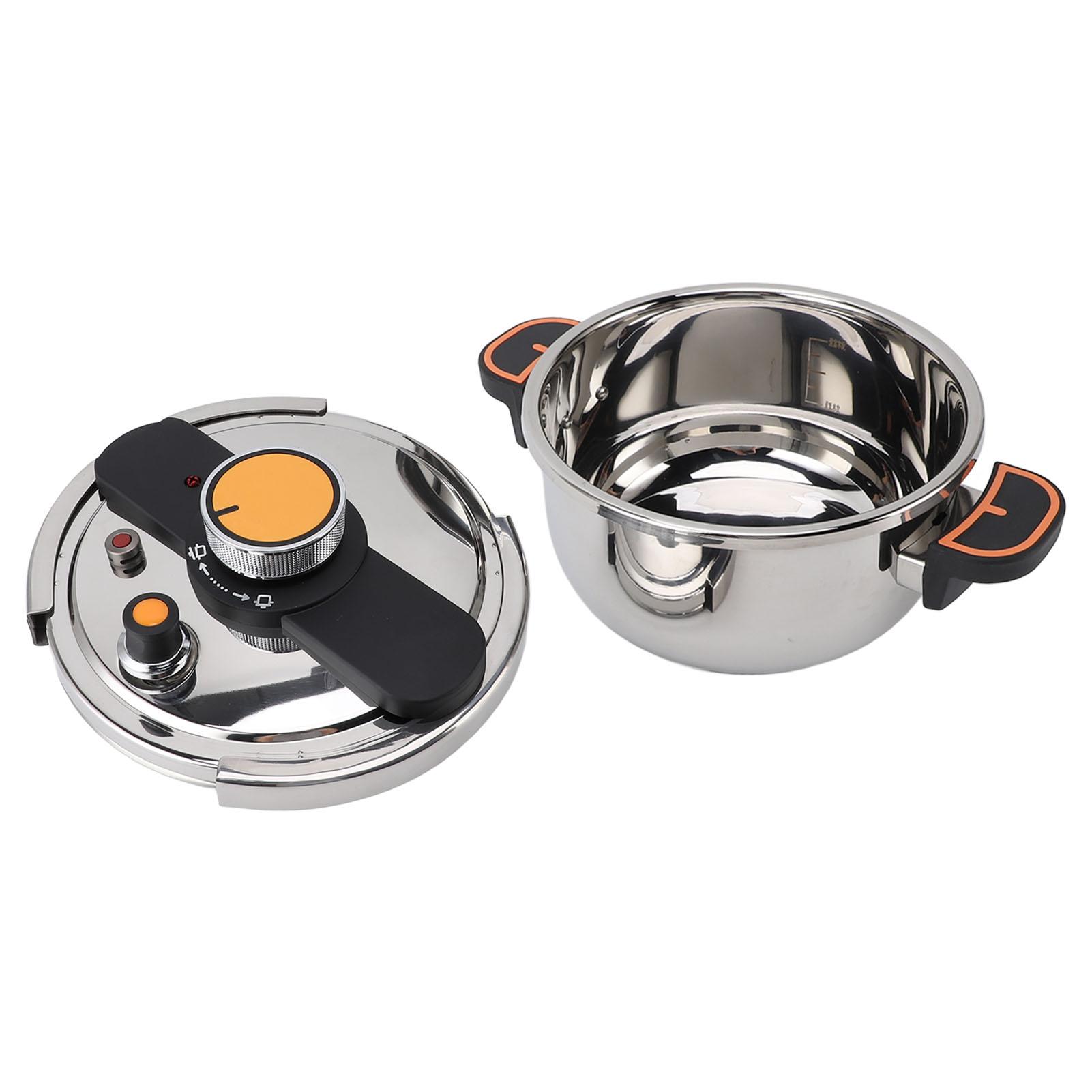 

Pressure Cooker Professional Efficient Fast Even Heating Prevents Stick Large Capacity 304 Stainless Steel Canning Pot L