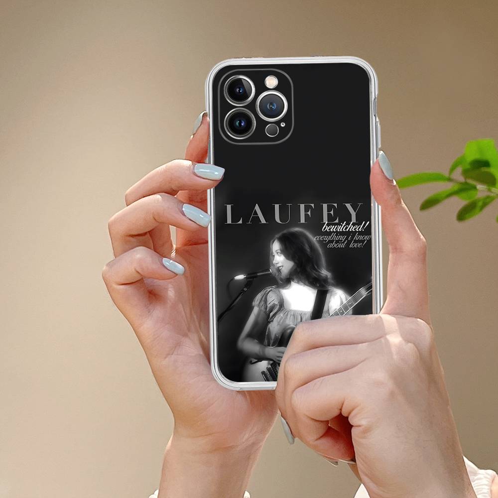 Singer L-LaufeyS For IPhone 17 16 15 14 13 12 11 Pro Max Plus Transparent Soft TPU Phone Cover