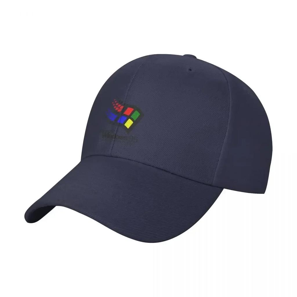 Windows 95 Logo Essential Baseballkappe Luxuriöser Herrenhut Bergsteigen Damen Hüte Für Die Sonne Herren