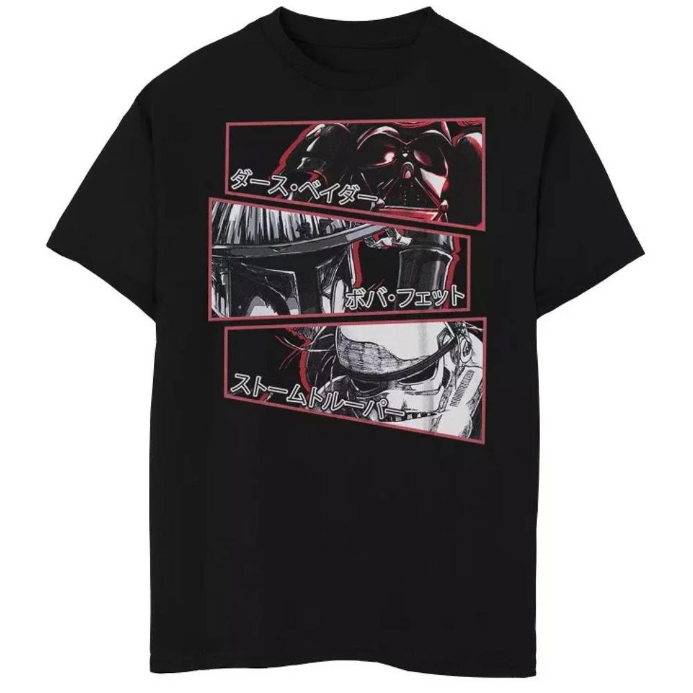 Звездные Войны Дарт Вейдер Боба Фет Штурмовик Манга Панель Футболка 4XL