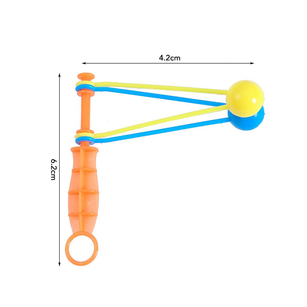 5pcs Hand Cranked Ball Toy Innovative Fun Classic Nostalgic Plastic Noisemaker  Balls for Bir